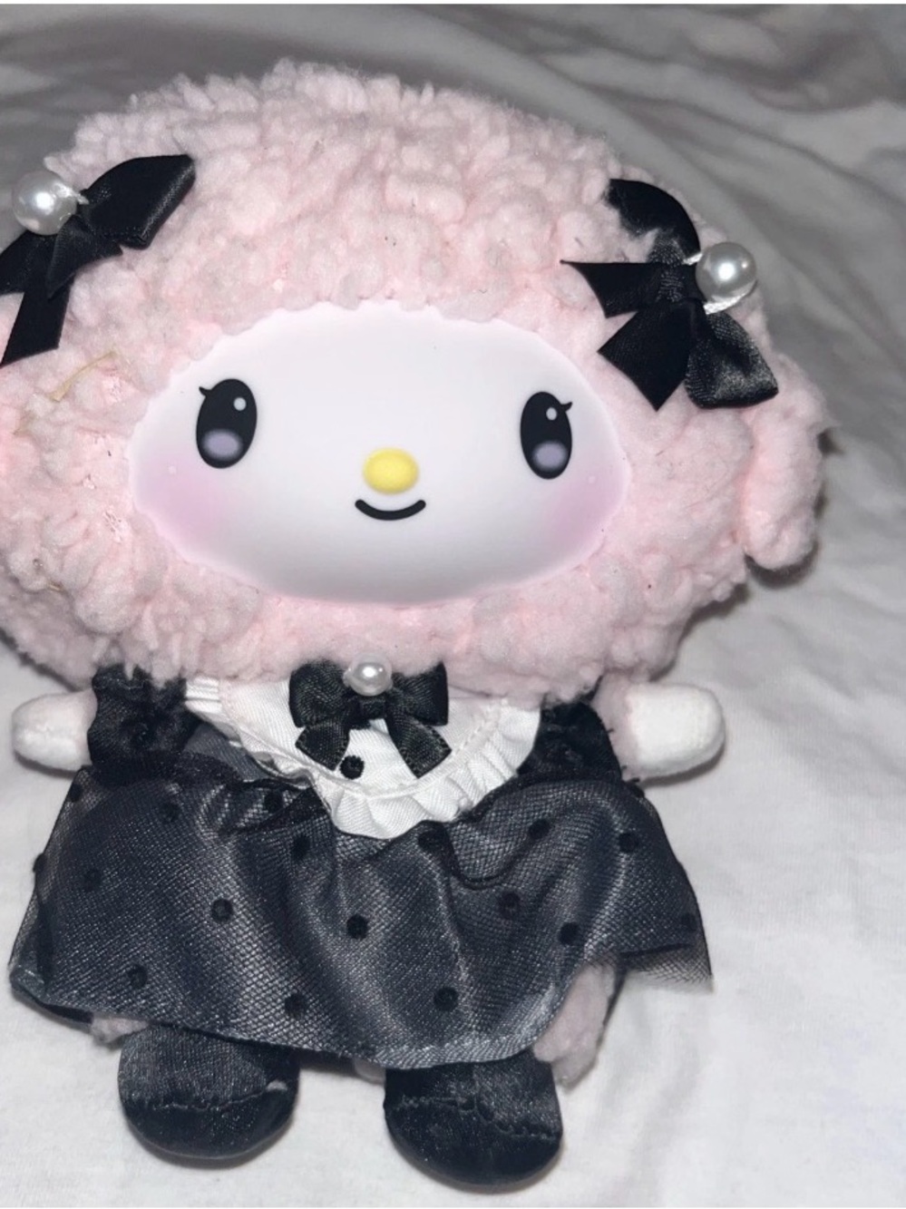 Sanrio X Top Toy My Sweet Piano Sisters’ Outfit Keychain Plush Doll